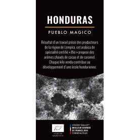 Etiquette silo à café - Honduras Bio